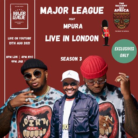 Major League Djz To Honour Mpura On This Fridays Balcony Mix Mzansi