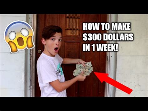 Check spelling or type a new query. How To Make At Least $300 A Week As A Kid/Teenager! How To Make Easy Money QUICK AND FAST! - YouTube