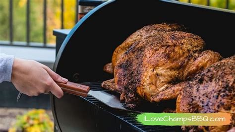 how to smoke a turkey on a pellet grill champs bbq