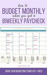How To Budget Monthly Bills With Biweekly Paychecks Weekly Budget