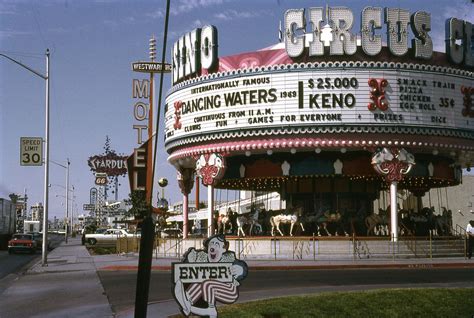 This was the sixth reich. Another old photo of the Circus Circus carousel on the Las ...