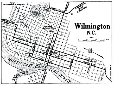 Wilmington Nc City Map Cities And Towns Map