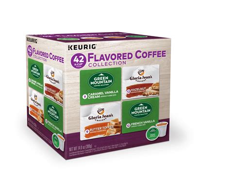 Keurig Flavored Variety Coffee Collection K-Cup Pods, Variety Pack, 42 Count for Keurig Brewers ...