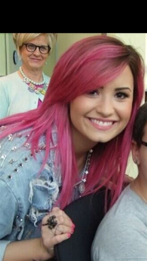 Demi Lovato Pink Hair Hair Pinterest