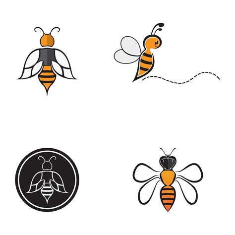 Honey Comb Bee Logo Design Template 3021962 Vector Art At Vecteezy