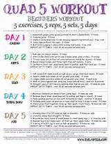 Exercise Program Using Own Body Weight