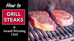 🔥 HOW to GRILL a STEAK by Master Chef Robert Del Grande 🔥
