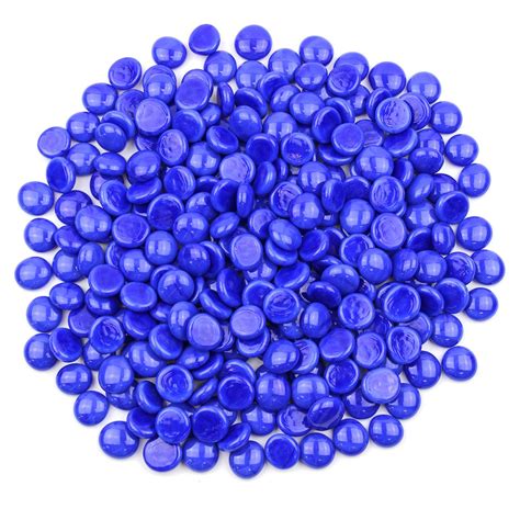 Sapphire Blue Opaque Glass Gems By Gemnique