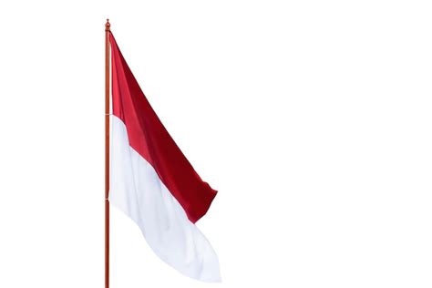 Premium Photo The Red And White Flag Of Indonesian Flag