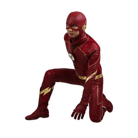 Tf S4 Barry Allen Red Halloween Cosplay Costume Champion Cosplay
