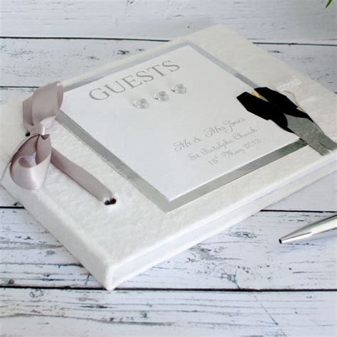 Personalised Wedding Guest Book The T Experience