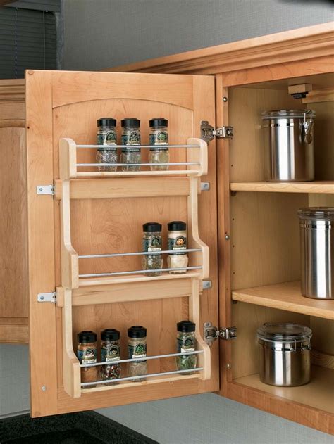 Spice rack designed for mounting on the wall. OVISonline.com-Cabinet Hardware & Organizers | Reinvent ...