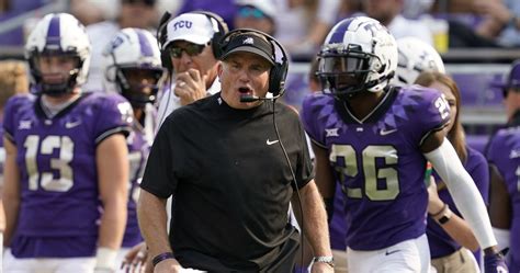 TCU S Gary Patterson Slams SMU For Scuffle Claims It Led To Jerry Kill S Concussion News