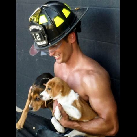 Dudes Dogs Fireman Hot Firefighters Firefighter Puppies