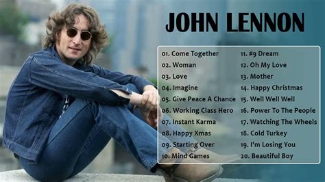 John Lennon Greatest Hits Full Album Best Songs Of John Lennon