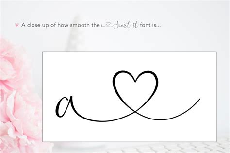 Iheart It Font Heart Swash Font Swash Font Modern Calligraphy Font Hand