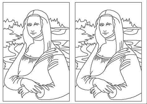 Mona Lisa Drawing at GetDrawings | Free download