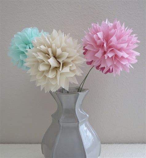 It's known as the ultimate symbol of paradise, joy, and freedom. Paper Pom-Pom Flower Stems - 5 Piece Set - Your Choice of ...