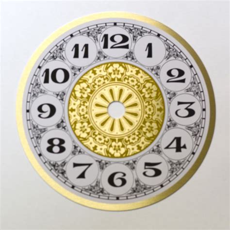 Fancy Arabic Clock Dial 200mm Clock Bezels And Clock Dials Lets Make