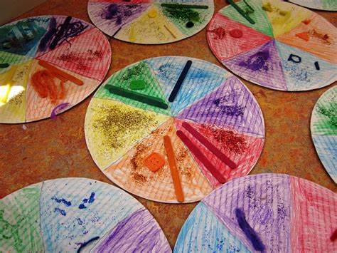 Delicious Color Wheel Pizzas In Grade Two Art Lessons