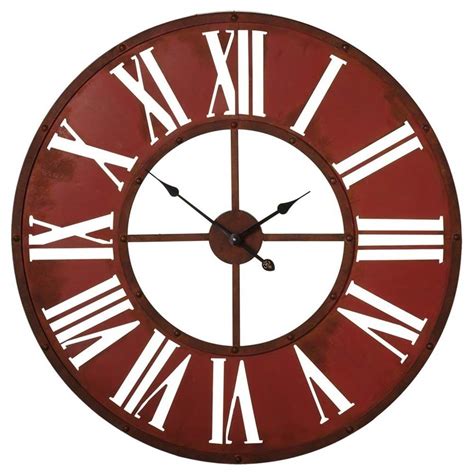 Check spelling or type a new query. Red Roman Numeral Wall Clock - 63-138644