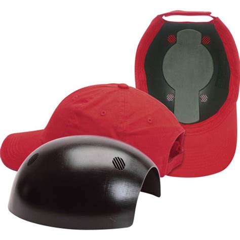 baseball style safety bump cap abs insert erb sej182 185