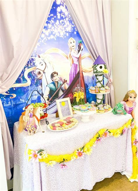 See more ideas about rapunzel party, rapunzel, tangled party. Rapunzel birthday party. Rapunzel sleepover with Southern ...