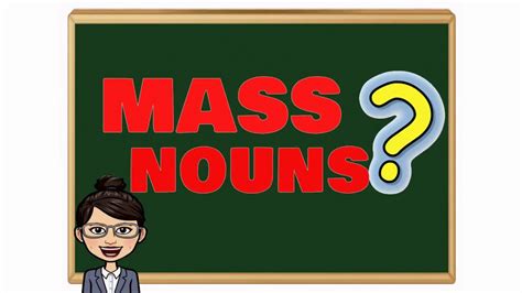 Lesson In English Count Nouns And Mass Nouns Youtube