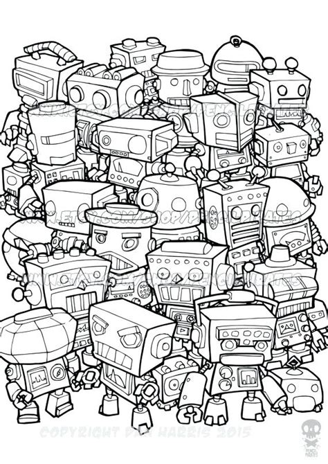 Robots come in all shapes and sizes and this collection of robot coloring sheets is no different. Lego Robot Coloring Pages at GetColorings.com | Free ...