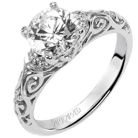 Artcarved Peyton Diamond Engagement Ring Featuring