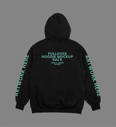 Hoodie Mockup Back Free Vectors And Psds To Download