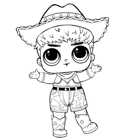 LOL Surprise Boy Do Si Dude Coloring Page | Aulas de desenho para