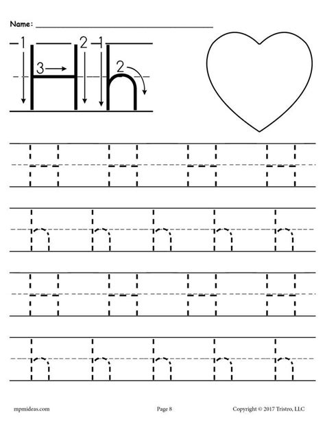 Letter Tracing Worksheets For Preschoolers Free Letter Worksheets