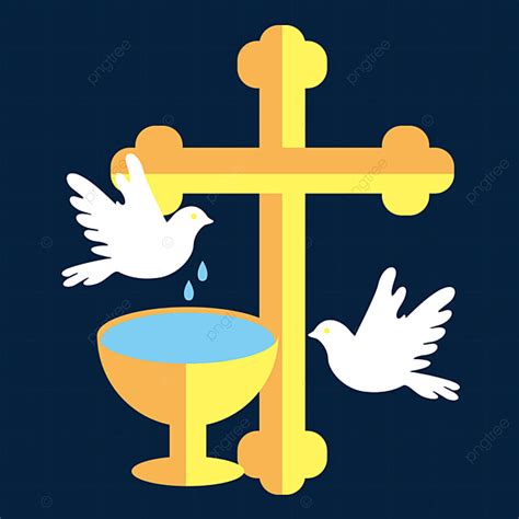 Catholic Baptism Cross Clip Art