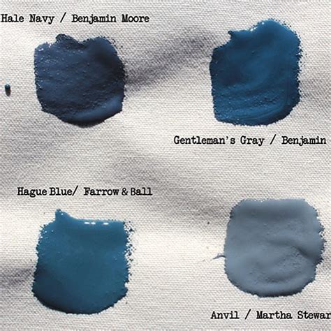 Although so, it does not mean the paint totally other than white and black, this gray color paint by benjamin moore is also suitable to be paired with different shades of gray as shown in the same. blue paint color palettes - Interiors By Color (12 ...