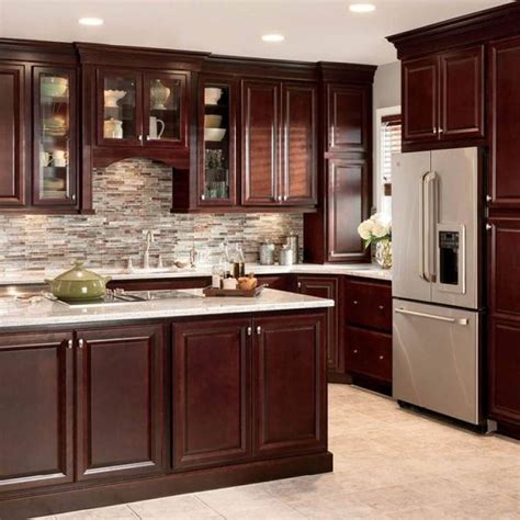 25 Wonderful Cherry Wood Cabinets Kitchen Decorating Ideas Page 11 Of 26