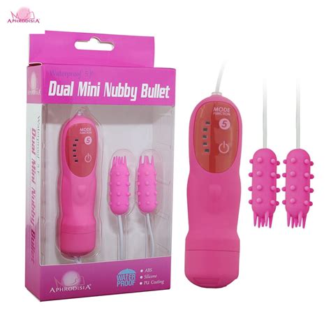 aphrodisia dual vibrating mini nubby bullet vibrator sex toys for women clitoris personal