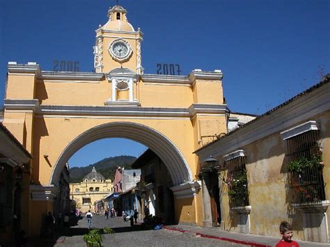 Arch And Street View Antigua Guatemala 2007 A Close Up Flickr