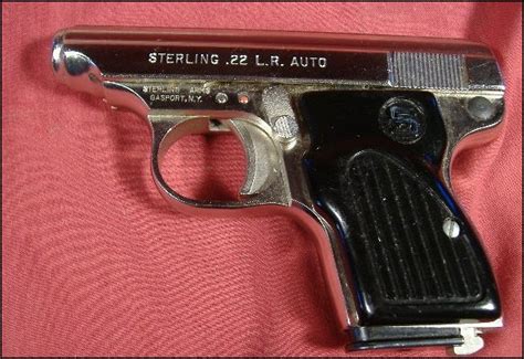 He is well known for. Sterling Arms Corporation 22 lr auto Gaseport N.Y. nickle