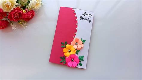Make meaningful moments even more personal with handcrafted card making ideas that capture the mood and show loved ones how much you care. Beautiful Handmade Birthday card idea / DIY Greeting Pop ...