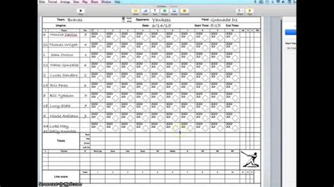 By dave child (davechild) via cheatography.com/1/cs/19/. Scorekeeping Part 1 of 4: Set-Up - YouTube