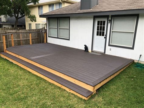 Azek vintage collection in dark hickory with. Azek Vintage Dark Hickory | Azek decking, Decking options ...