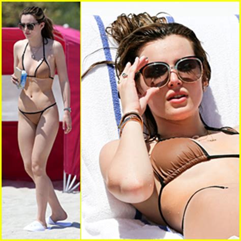 Bella Thorne Flaunts Bikini Bod On Beach In Miami Bella Thorne