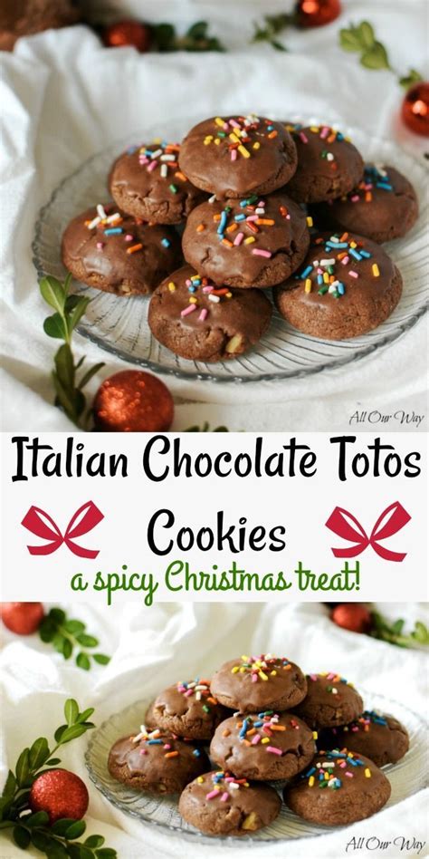Preparations begin long before it: Italian Chocolate Toto Cookies |Traditional Christmas ...