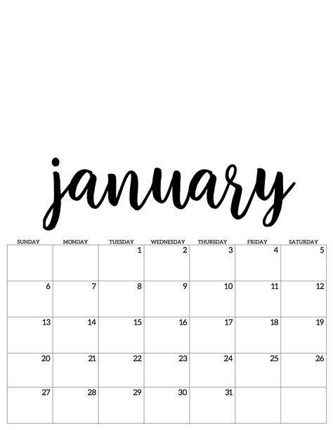 Tolle 13 tabellen vorlagen kostenlos ausdrucken kostenlos. Januar Kalender | Kalender 2020