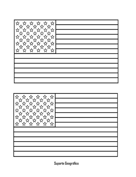 BANDEIRAS DOS ESTADOS UNIDOS PARA COLORIR