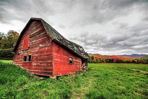 Dilapidated Barn Keene New York Ny Route 73 Br Photograph By Toby