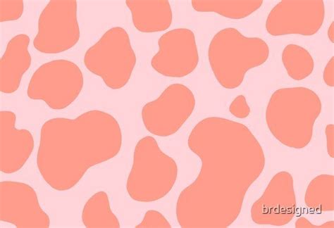Pink Cow Print By Brdesigned Redbubble Cow Wallpaper Cow Print