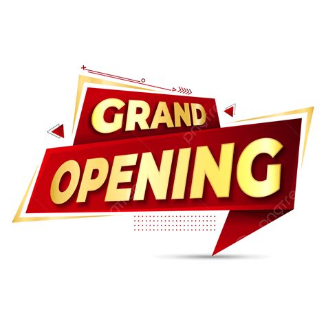Grand Opening Png Vector Psd And Clipart With Transparent Background