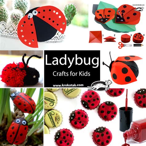 Maybe you would like to learn more about one of these? krokotak | Ladybug Crafts for Kids